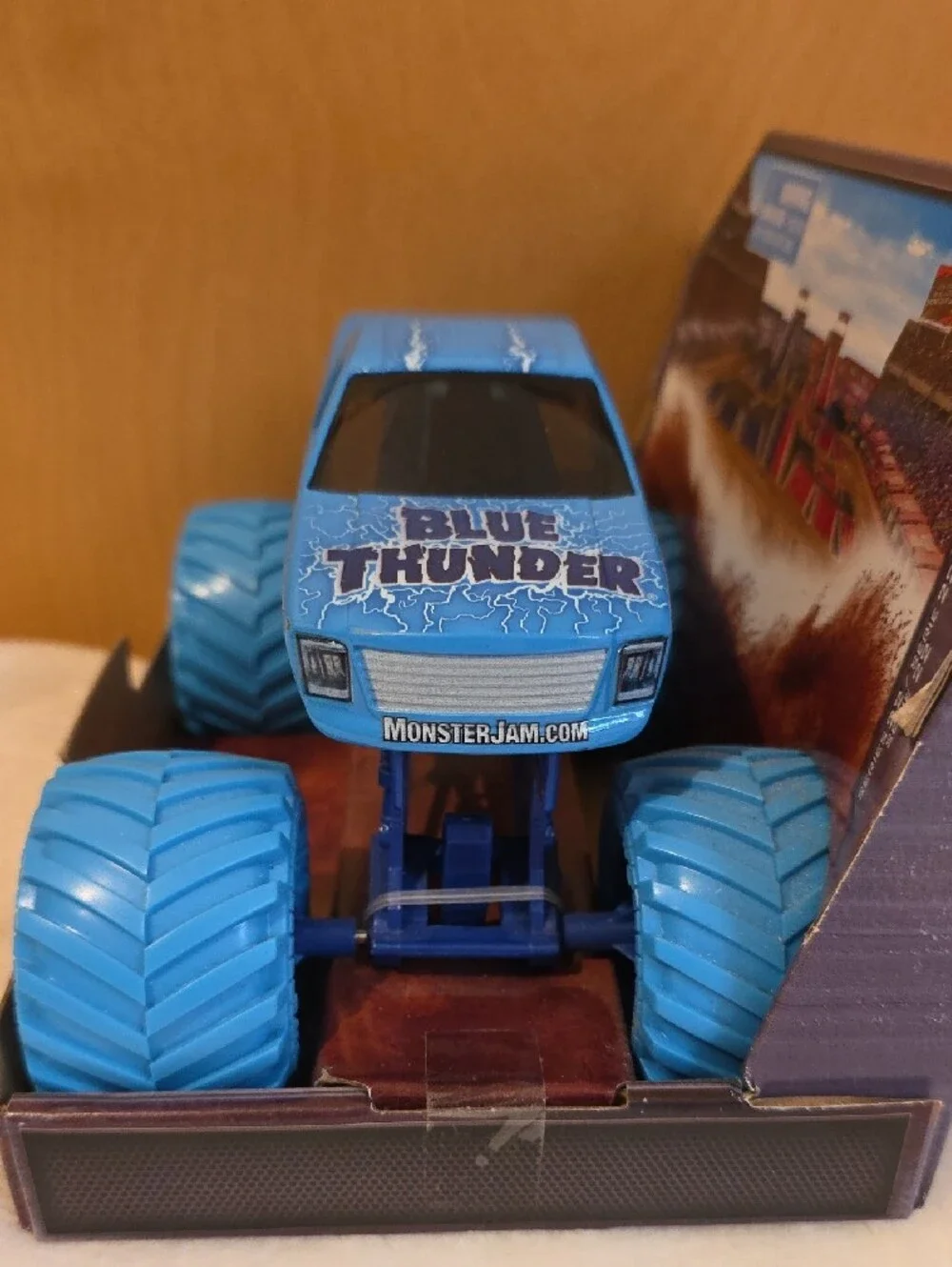 Monster Jam-Blue Thunder- Monster Truck Toy - Blue (4 Years And Up)
